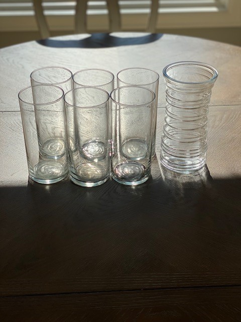 glass wedding vases
